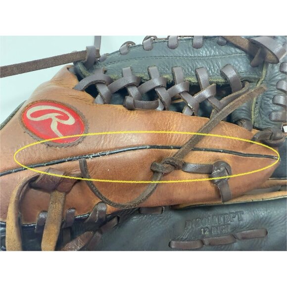 Rawlings D120MTBPT Premium Series 12” Trapeze Baseball Softball Glove RHT - Picture 13 of 14